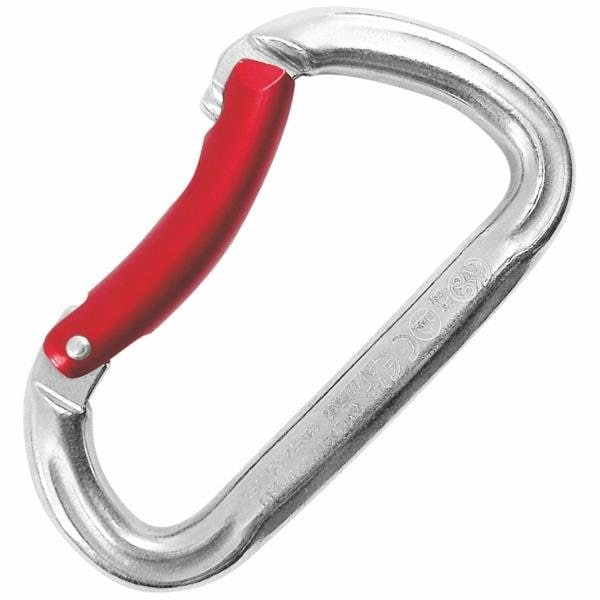 Kong Usa Asymmetric, 99 mm Length, 19 mm Gate Opening, Stainless steel, Polished/Red 524I10PR0KK - main
